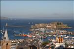 St. Peter Port, View from Clifton - high tide